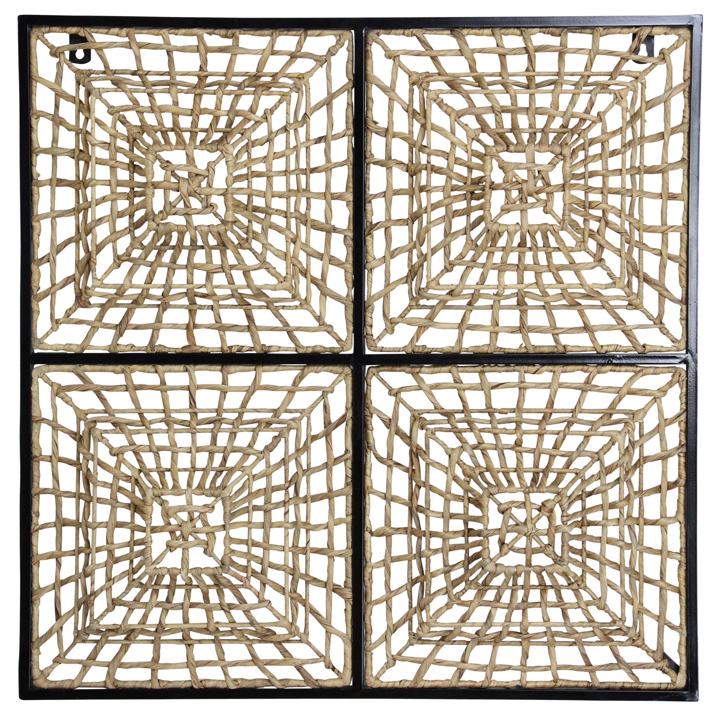 Stylecraft Wall Decor Hand Woven Wall Hanging With Metal Frame