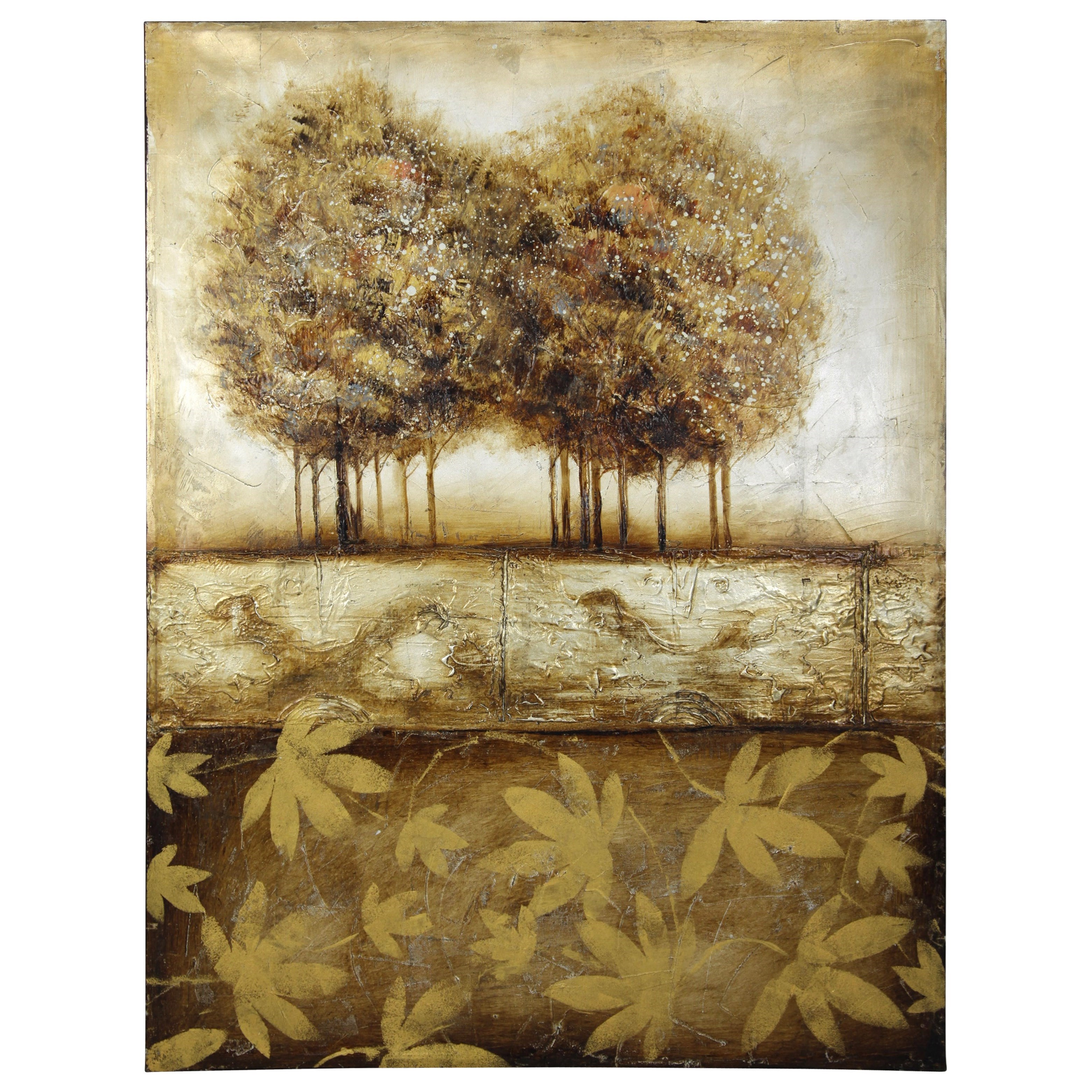 Hand Painted Canvas in Earthtones of The Landscape