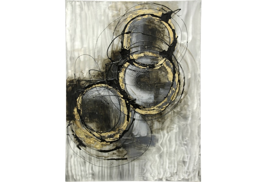 Stylecraft Wall Decor Hand Painted Contemporary Metal Wall Art
