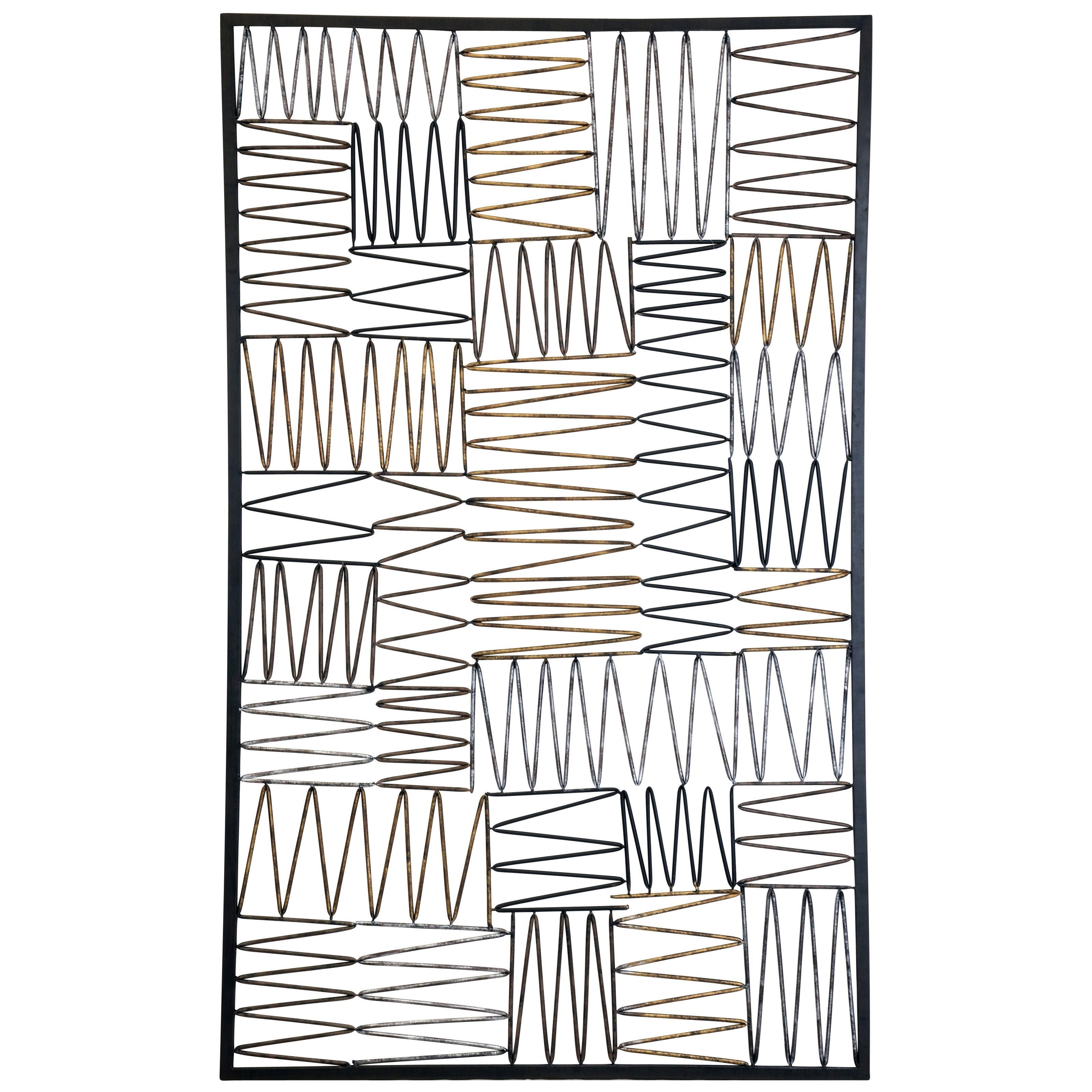 Stylecraft Wall Decor Large Rectangular Metal Openwork Wall Art