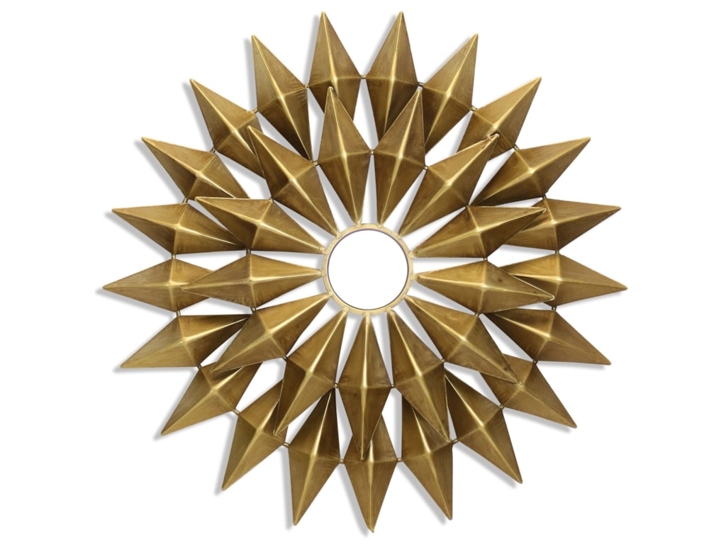 Stylecraft Wall Décor Wi42574 Gold Metal Starburst Art With Stylecraft Wall Décormetal Starburst Art