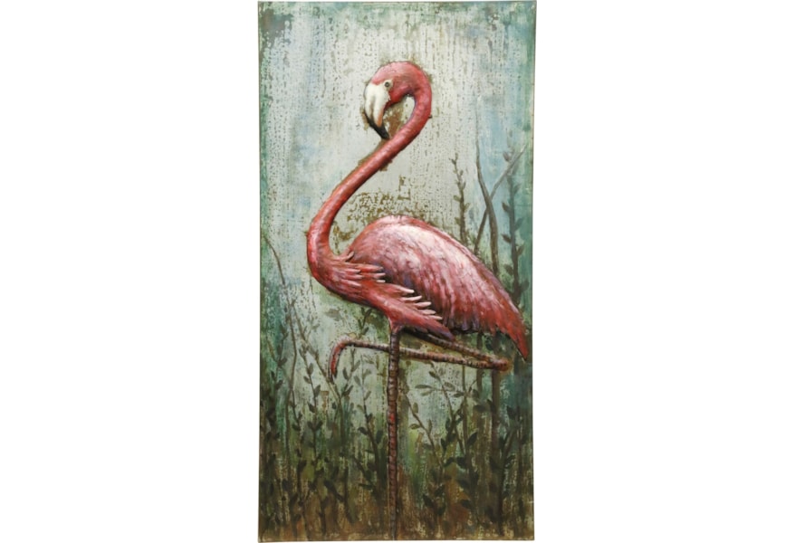 Stylecraft Wall Decor Handmade Metal Flamingo 3d Wall Art Wilcox