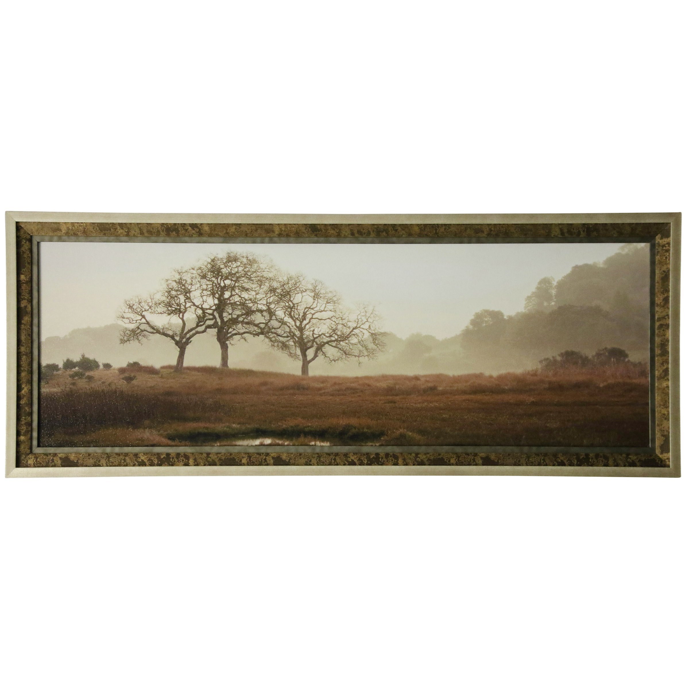 Early Morning Dew Textured Framed Print