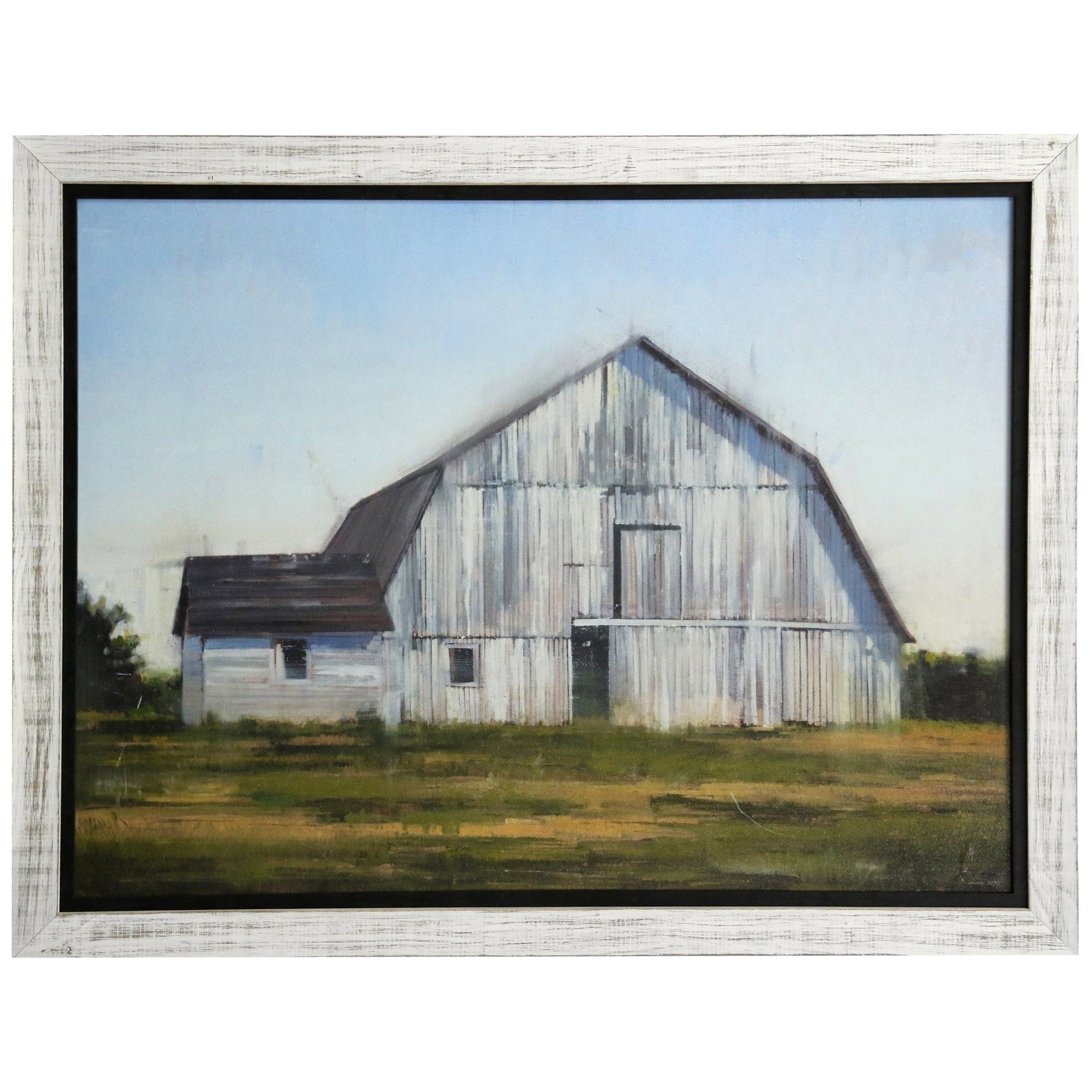 "Down on The Farm" Textured Framed Print