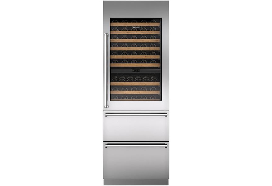 Sub Zero Iw 30r 30 Integrated Wine Storage With Refrigerator Drawers Furniture And Appliancemart Refrigerator Wine Cooler