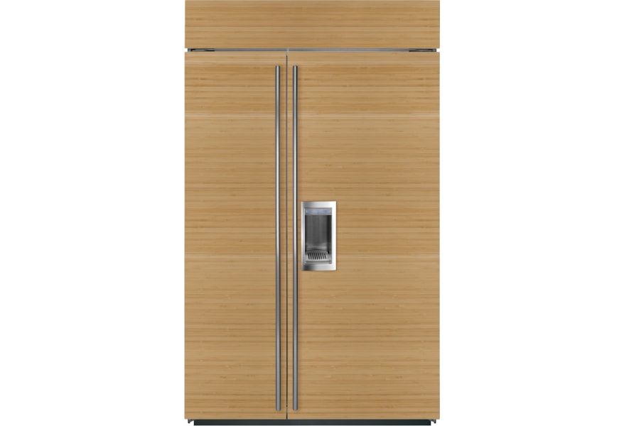 Sub Zero Bi 48sd 48 Side By Side Refrigerator With External Water Dispenser Furniture And Appliancemart Refrigerator Side X Side With Dispenser