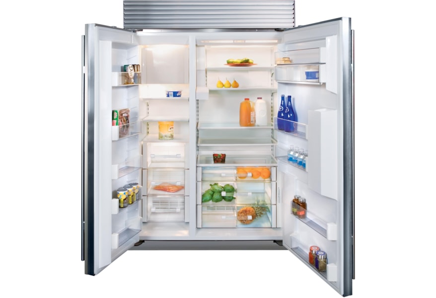 Sub Zero Bi 48sd 48 Side By Side Refrigerator With External Water Dispenser Furniture And Appliancemart Refrigerator Side X Side With Dispenser