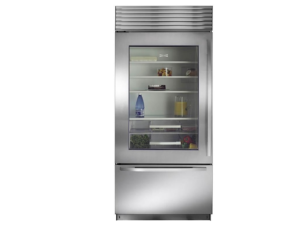 Sub Zero Bi 30ug 16 8 Cu Ft Bottom Freezer Refrigerator With