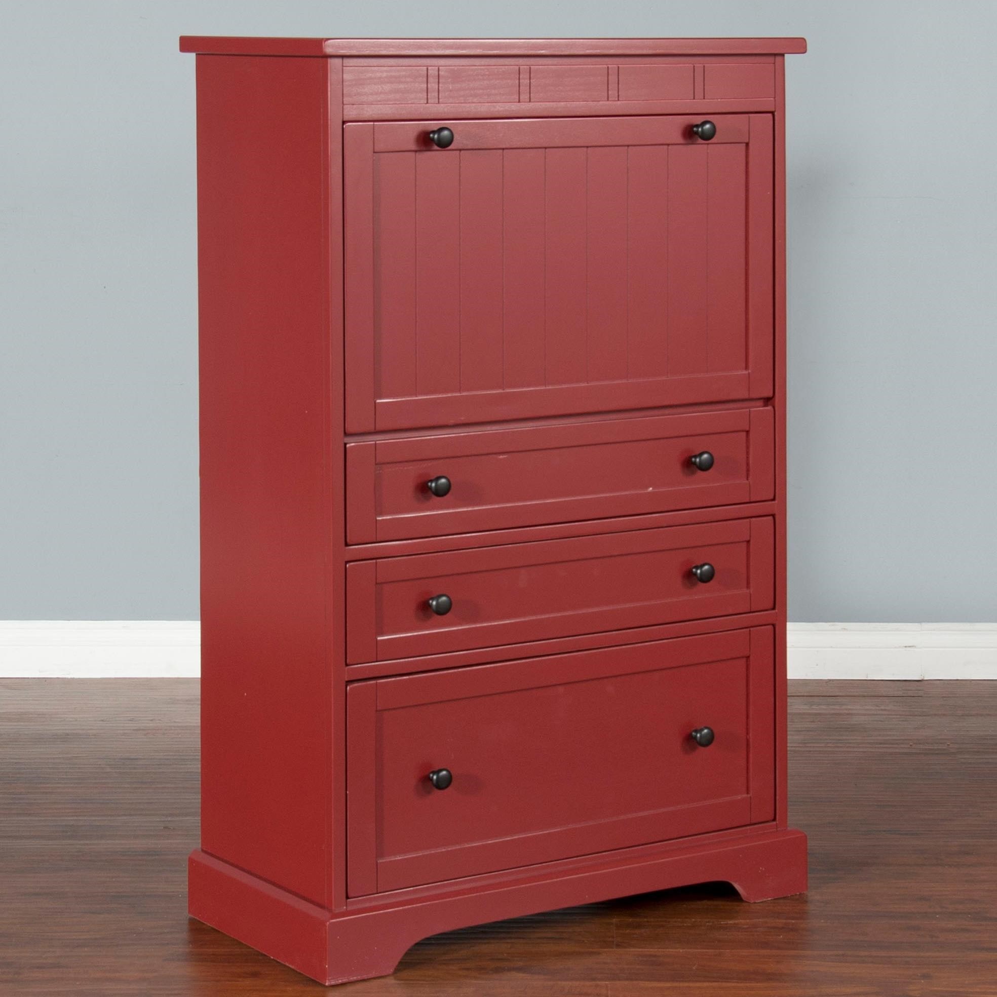 Sunny Designs 2848 Casual Laptop Armoire With File Drawer