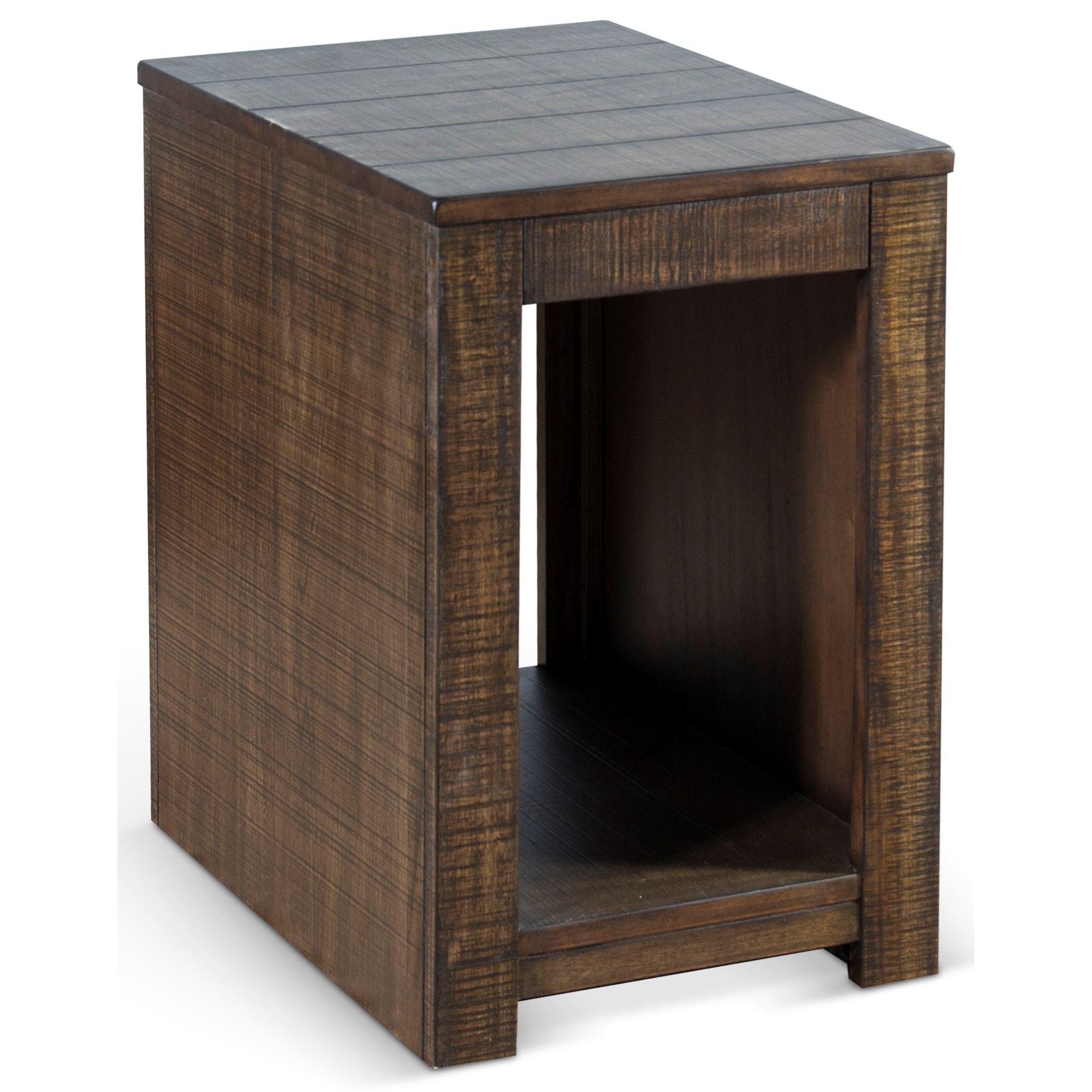 Sunny Designs 3108 Rustic Solid Wood Mahogany Chair Side Table Sparks Homestore End Tables