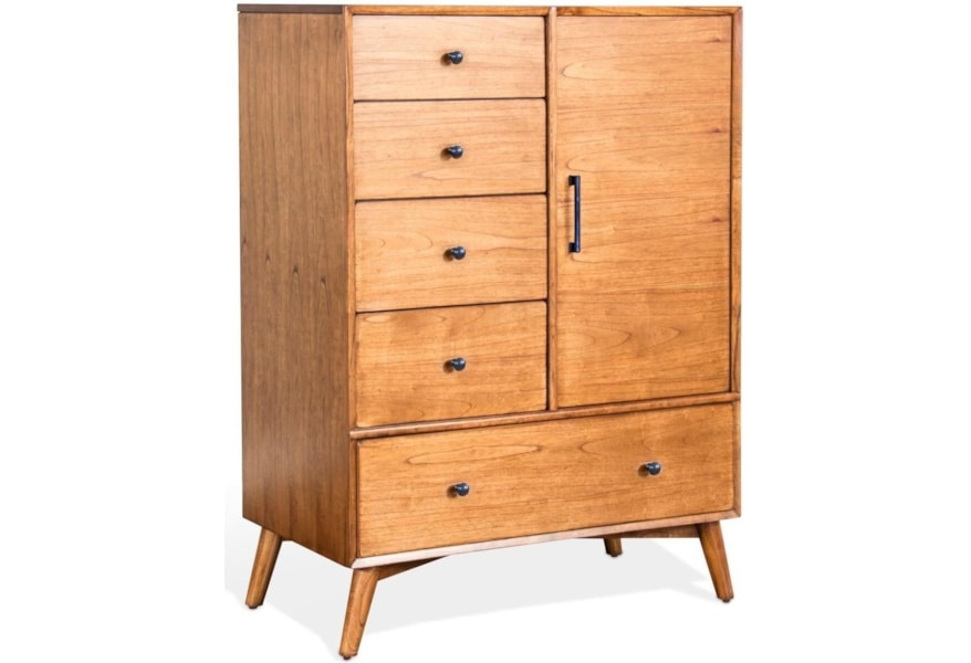 Sunny Designs American Modern Mid Century Modern Chest With Felt
