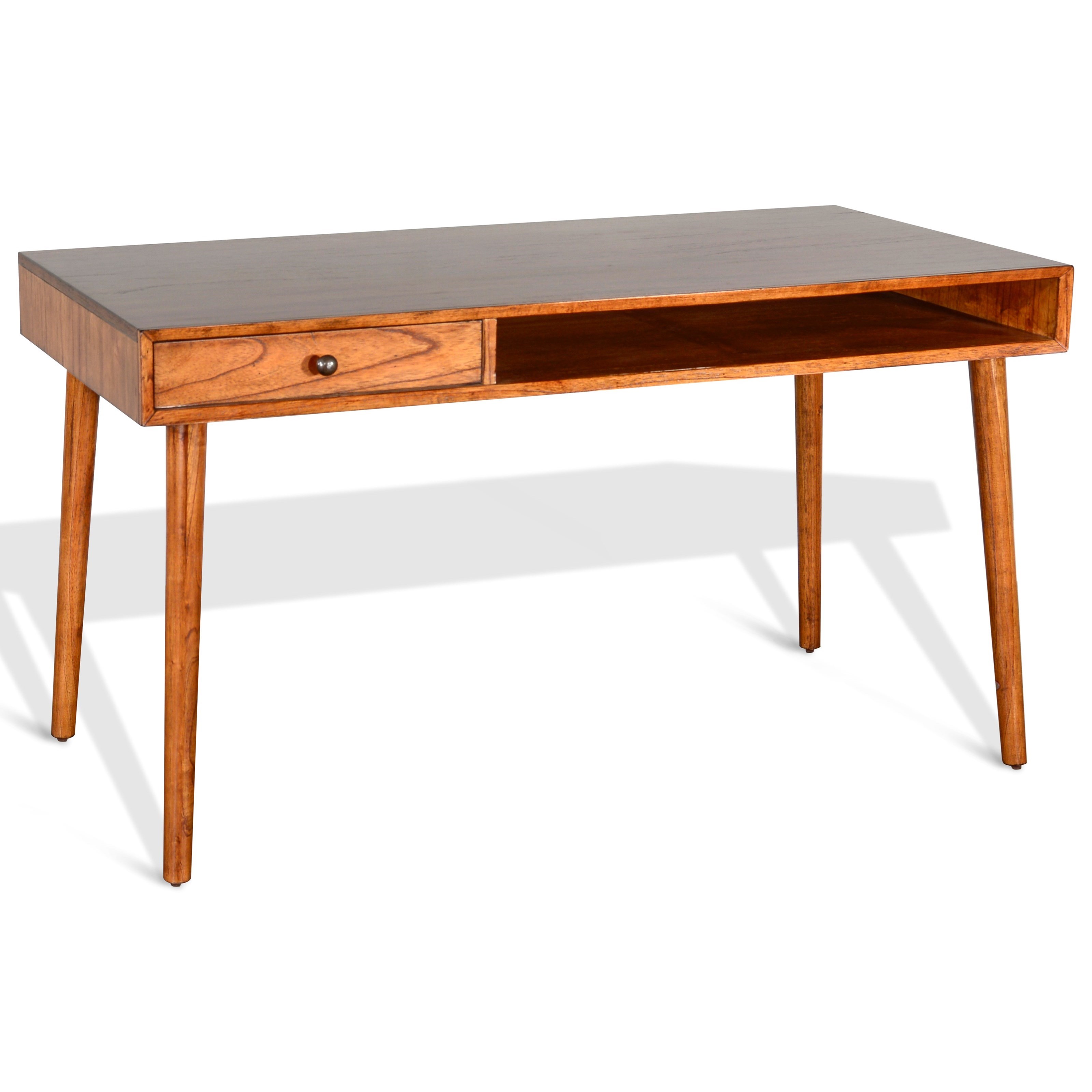 Vfm Signature Sdin American Modern Mid Century Modern Wood Desk