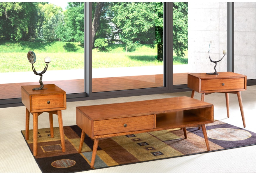 Sunny Designs American Modern 3116cn C Mid Century Modern Wood