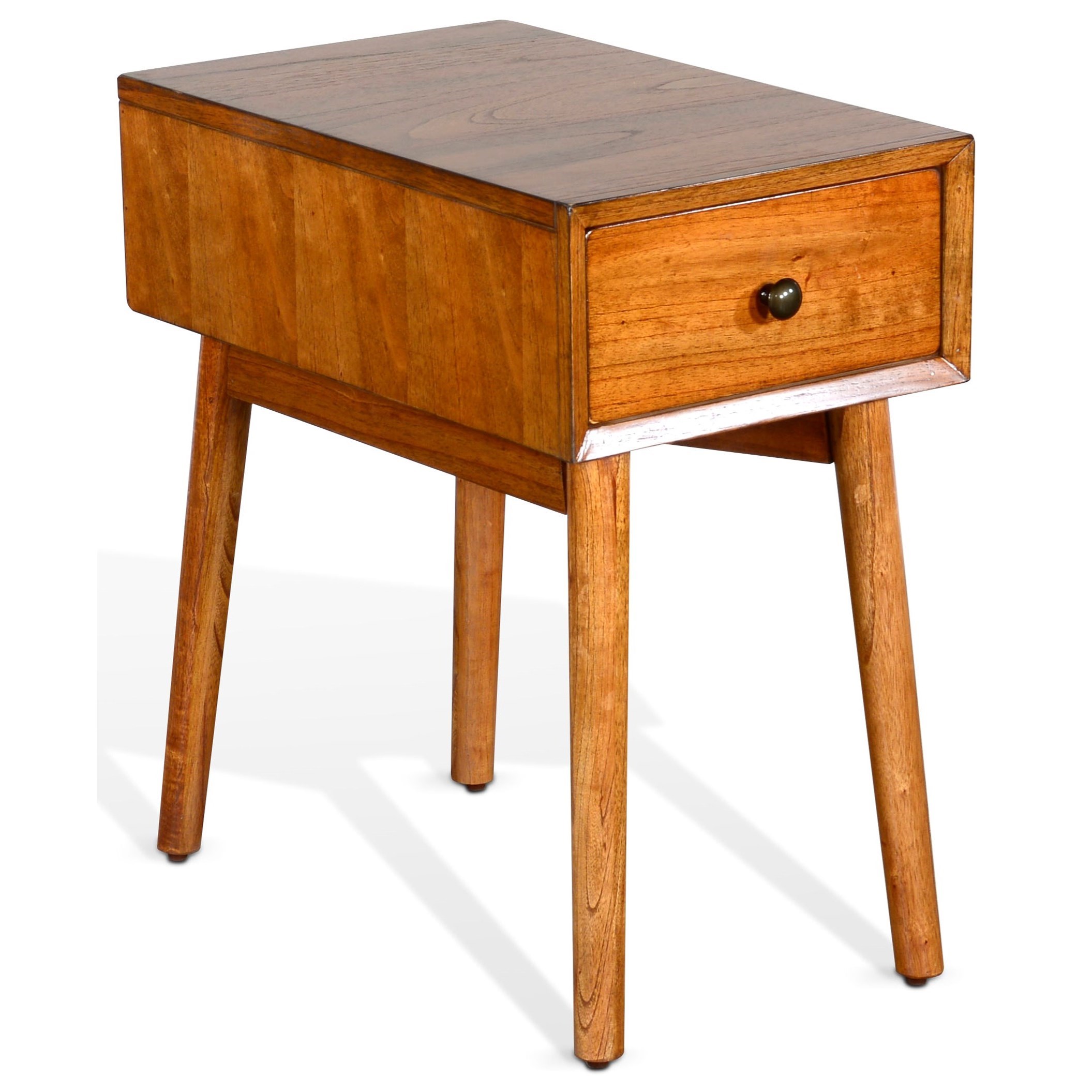 Sunny Designs American Modern Mid Century Modern Chair Side Table Conlin S Furniture End Tables