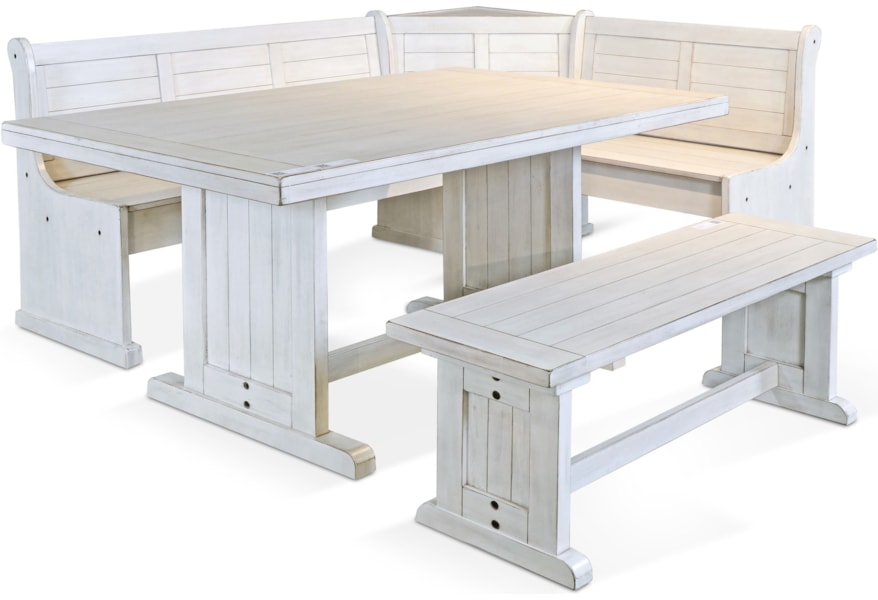Sunny Designs Bayside Breakfast Nook Set Fashion Furniture