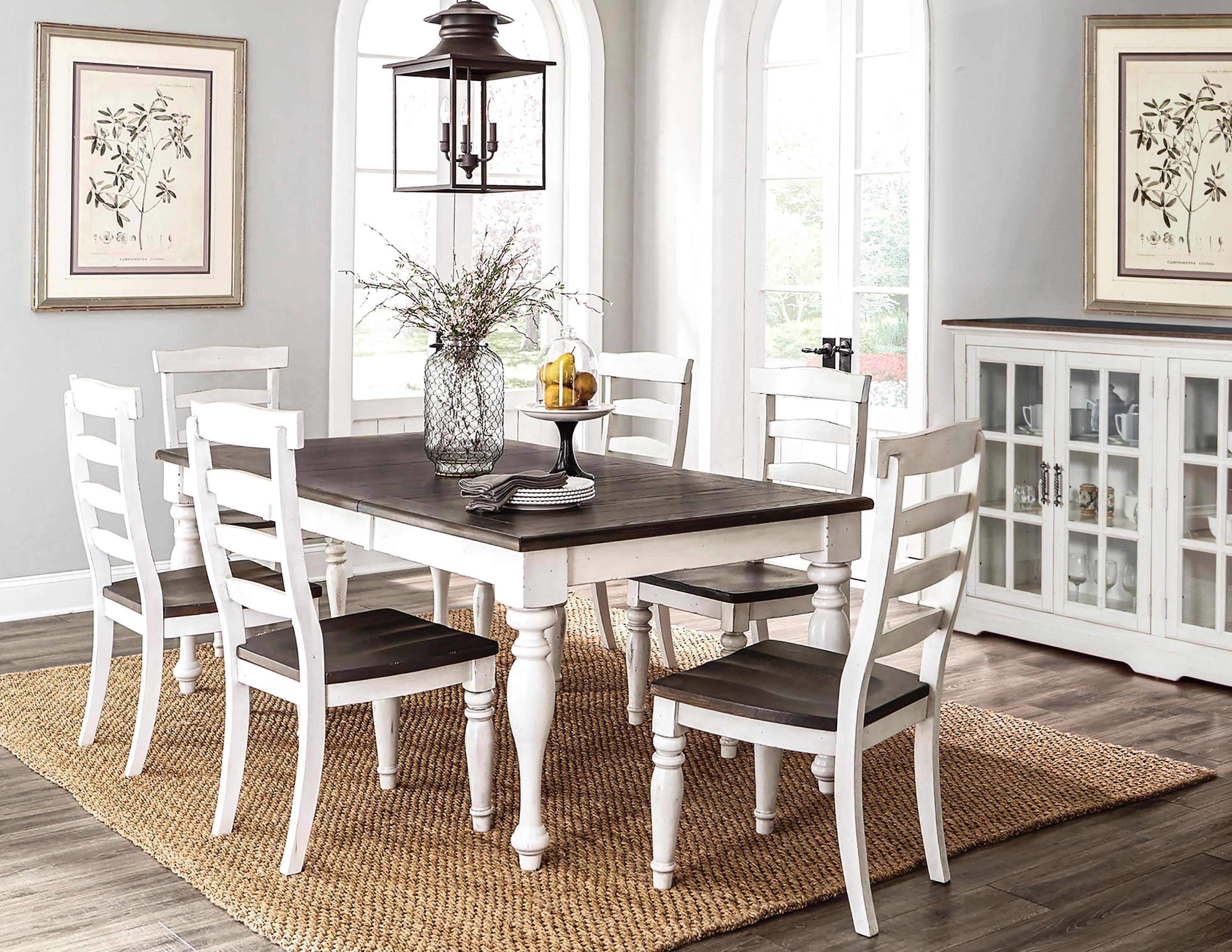Sunny Designs Carriage House 7 Piece Cottage Dining Set Wayside Furniture Dining 7 Or More Piece Sets