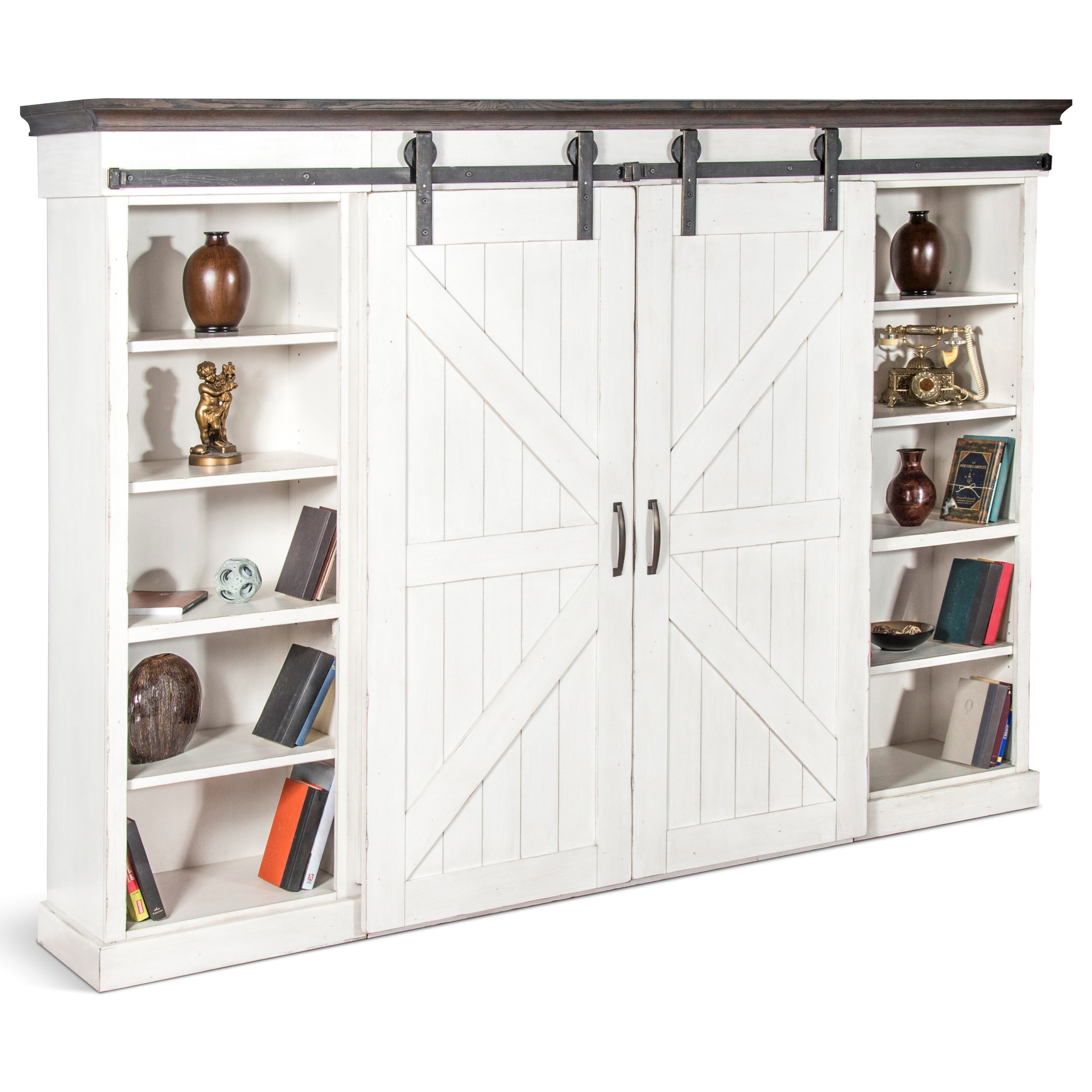 Sunny Designs Carriage House 3599ec Cottage Entertainment Wall