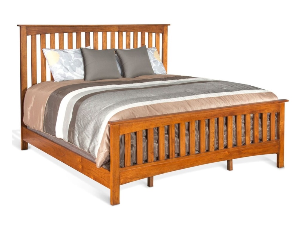 Sunny Designs Harrisburg Mission Queen Panel Bed With Solid Wood Harrisburg Mission Queen Panel Bed With Solid Wood Construction By Sunny Designs