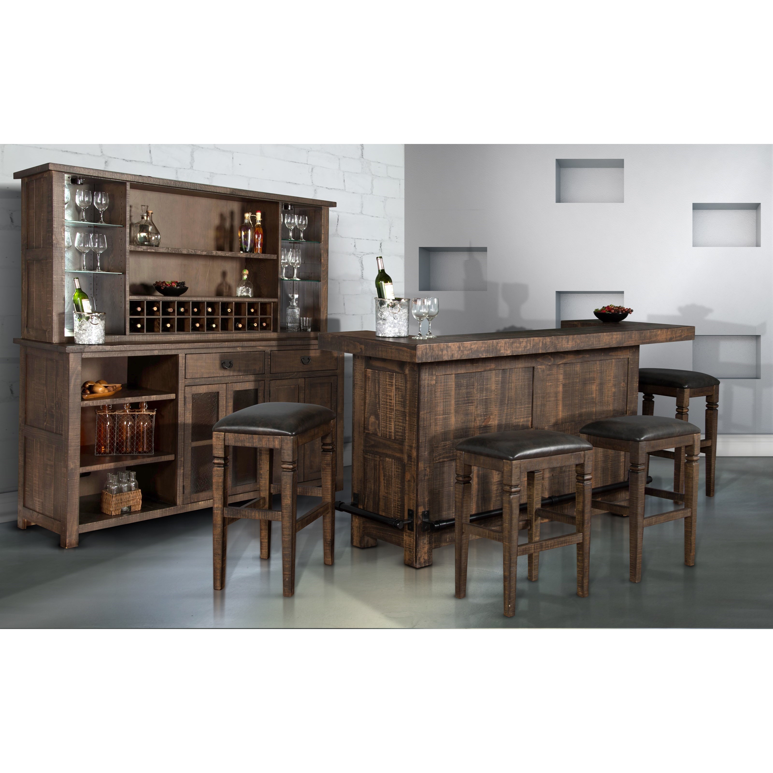 Sunny Designs Homestead Buffet & Hutch