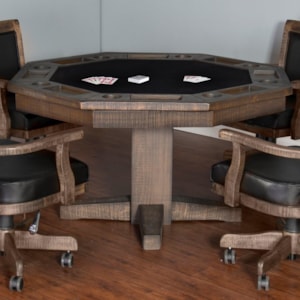 Sunny Designs Homestead 1033tl Game Dining Table With Reversible Table Top Home Furnishings Direct Game Tables