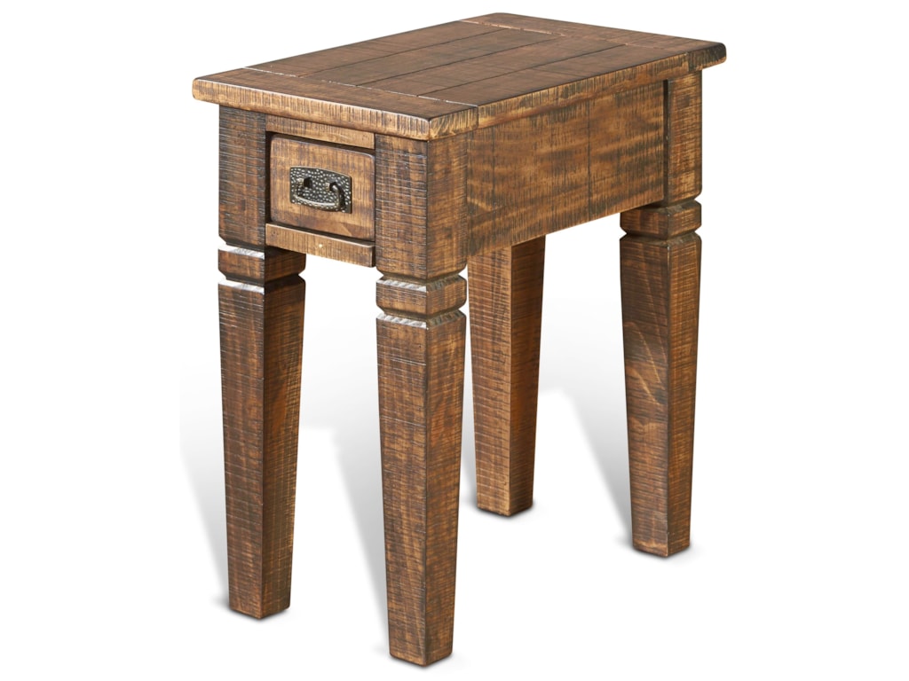 Sunny Designs Homestead 3252tl Cs Rustic Pine Chair Side