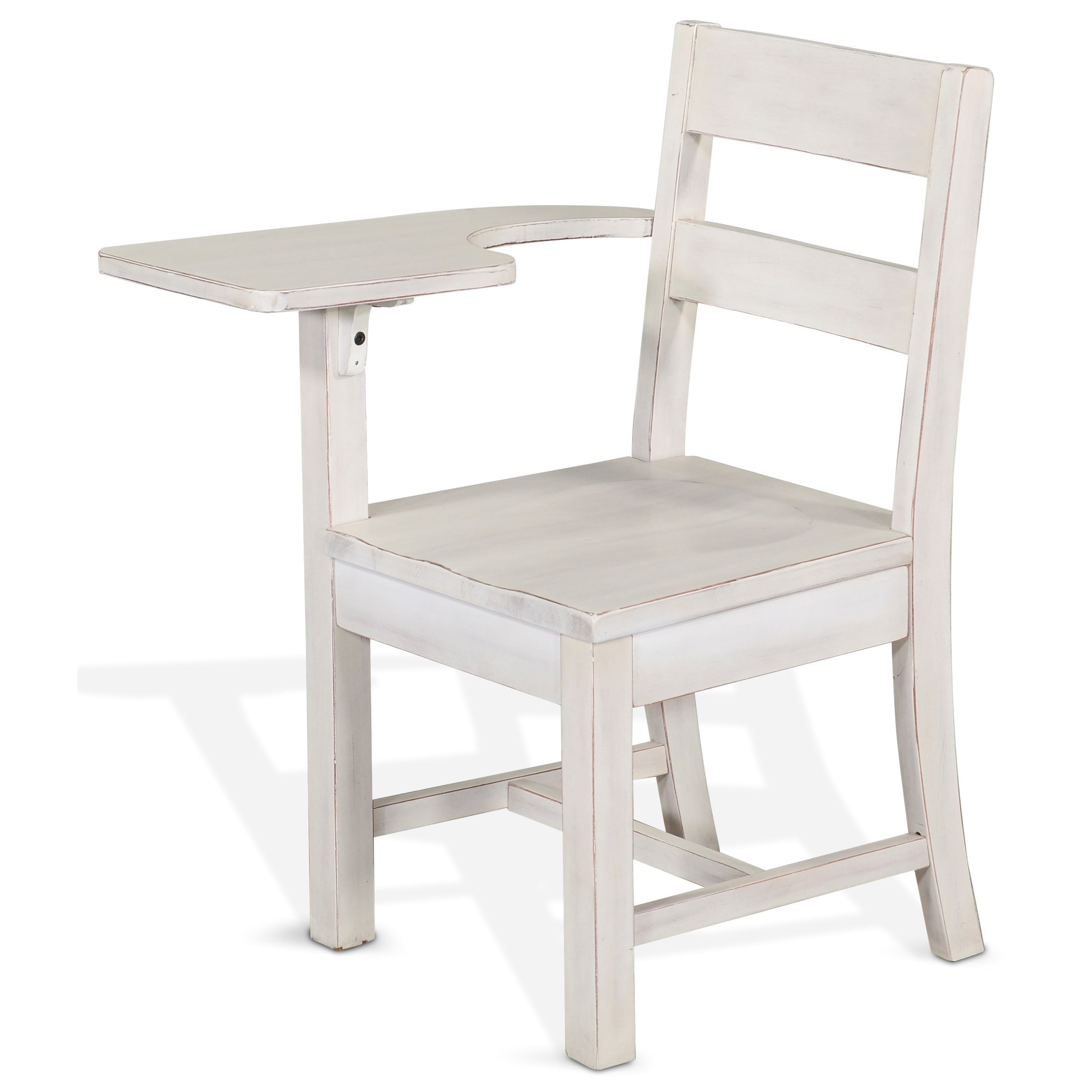 Sunny Designs Marble White Vintage Style School Desk Chair Combo Fashion Furniture Office Side Chairs