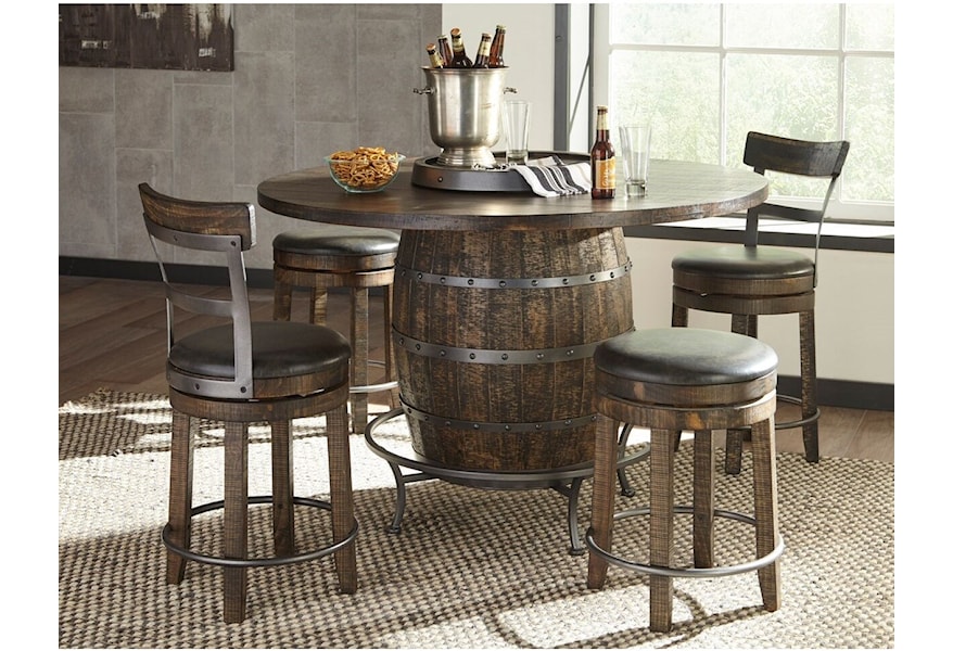 pub style table with 2 chairs