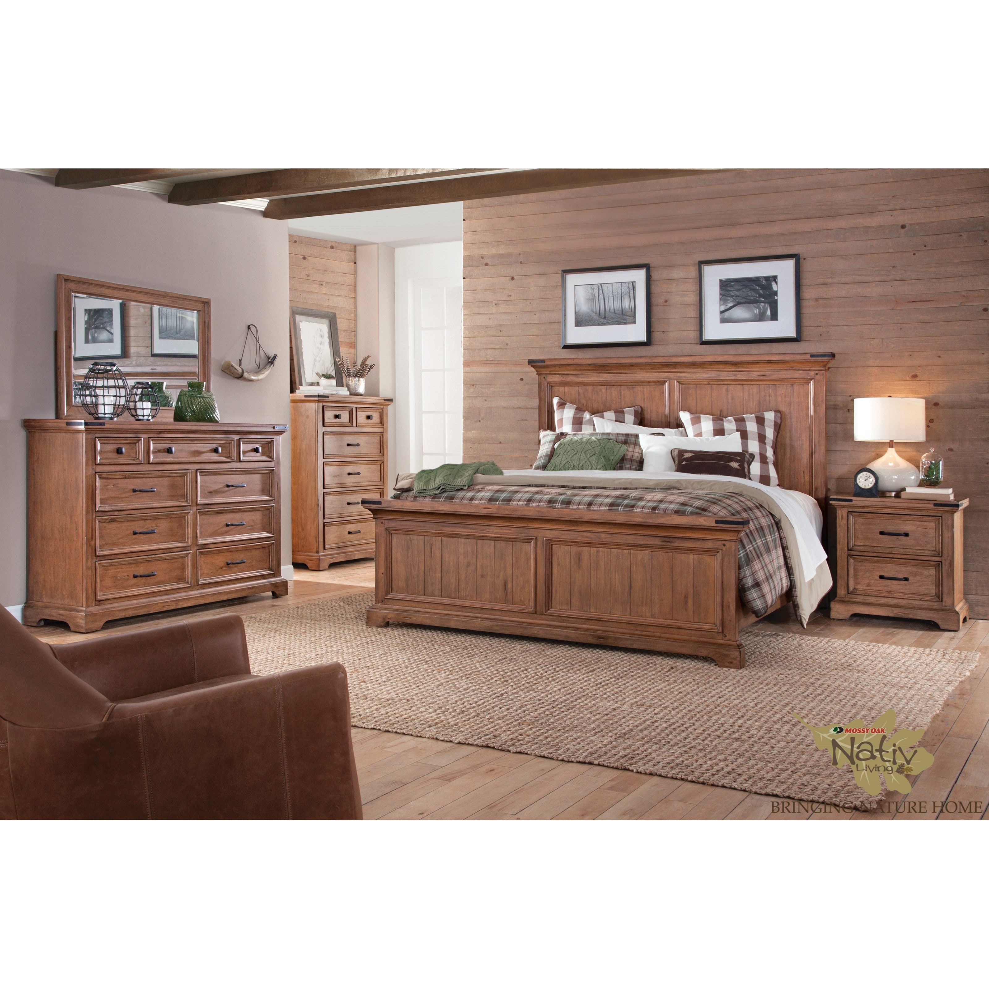 Sunny Designs Mossy Oak Nativ Living 2332dl Ek Rustic King