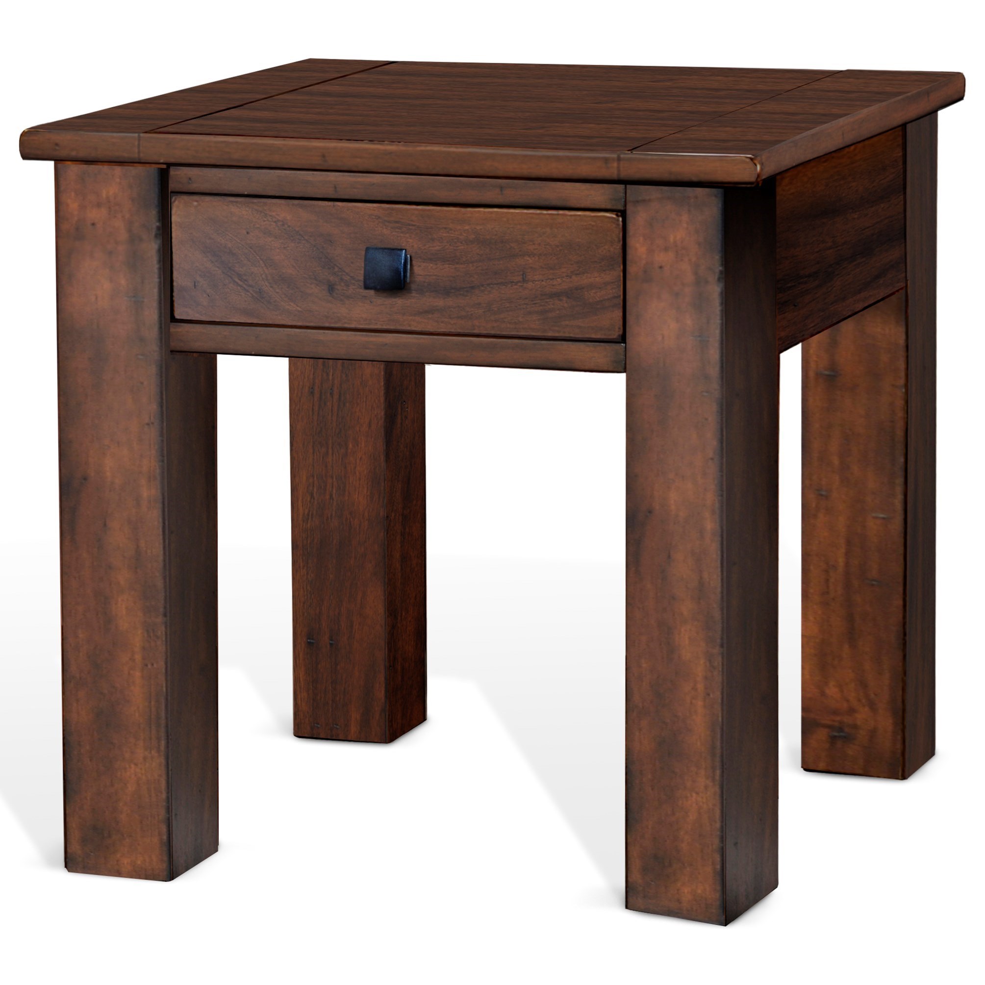 Sunny Designs Mossy Oak Nativ Living Rustic End Table With Storage