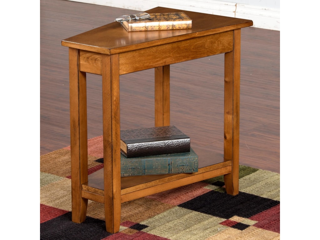 Rustic Birch Sedona Chair Side Table By Sunny Designs At John V Schultz Furniture