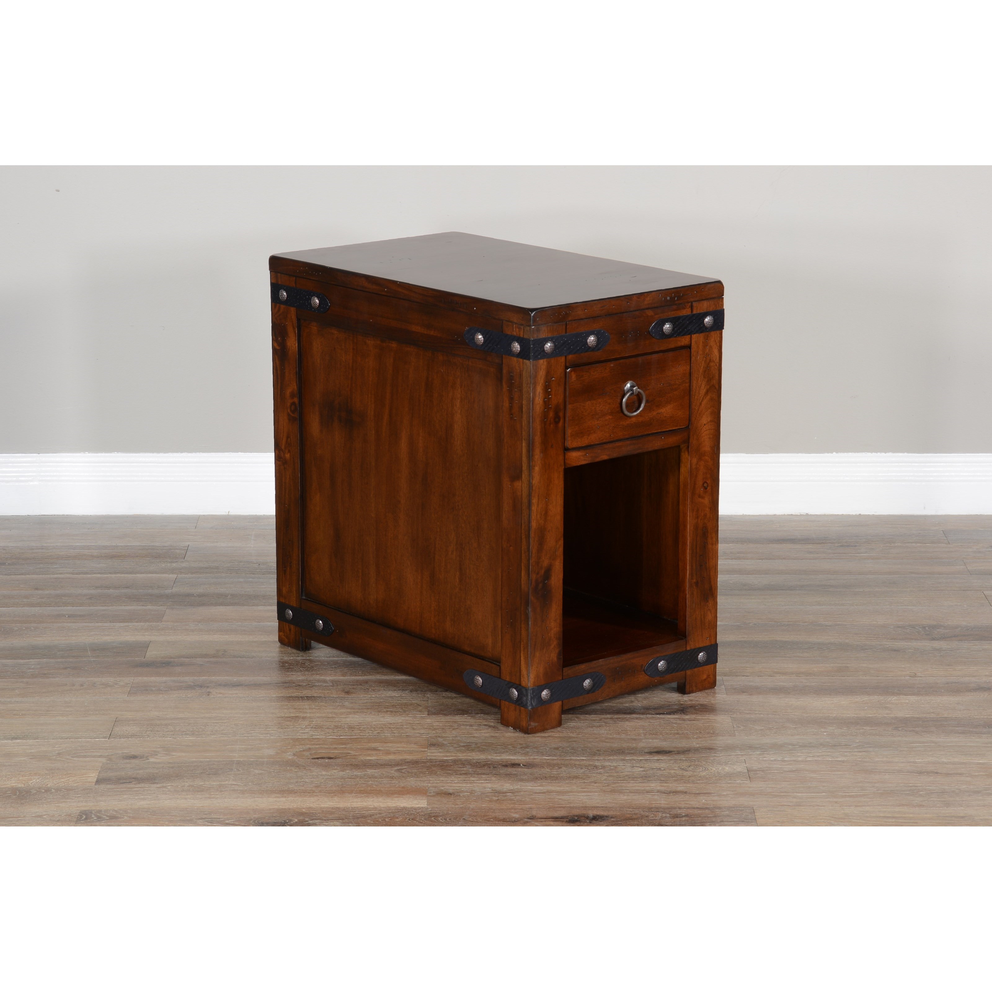 Sunny Designs Santa Fe 2 Chair Side Table With Drawer And Shelf Wayside Furniture End Tables