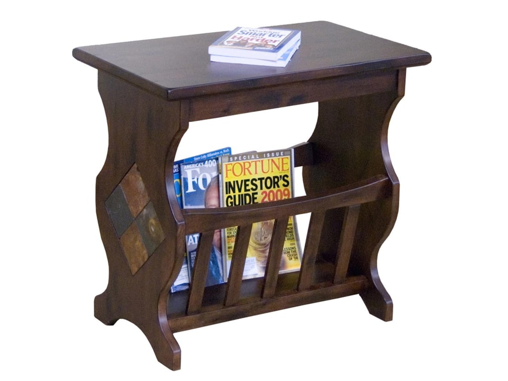 Market Square Morris Home Furnishings Traditional Magazine Rack End Morris Home Furnishings Traditional Magazine Rack End Table By Market Square