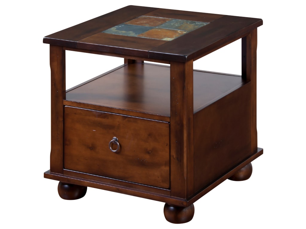 Sunny Designs Santa Fe1 Drawer End Table