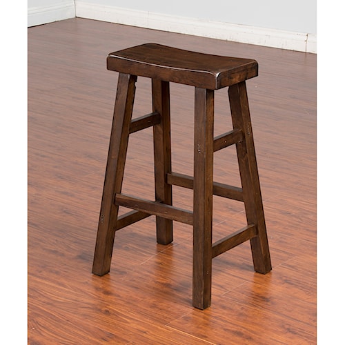 Sunny Designs Savannah Solid Wood Saddle Seat Stool 30 H Wayside Sunny Designs Savannah Solid Wood Saddle Seat Stool 30