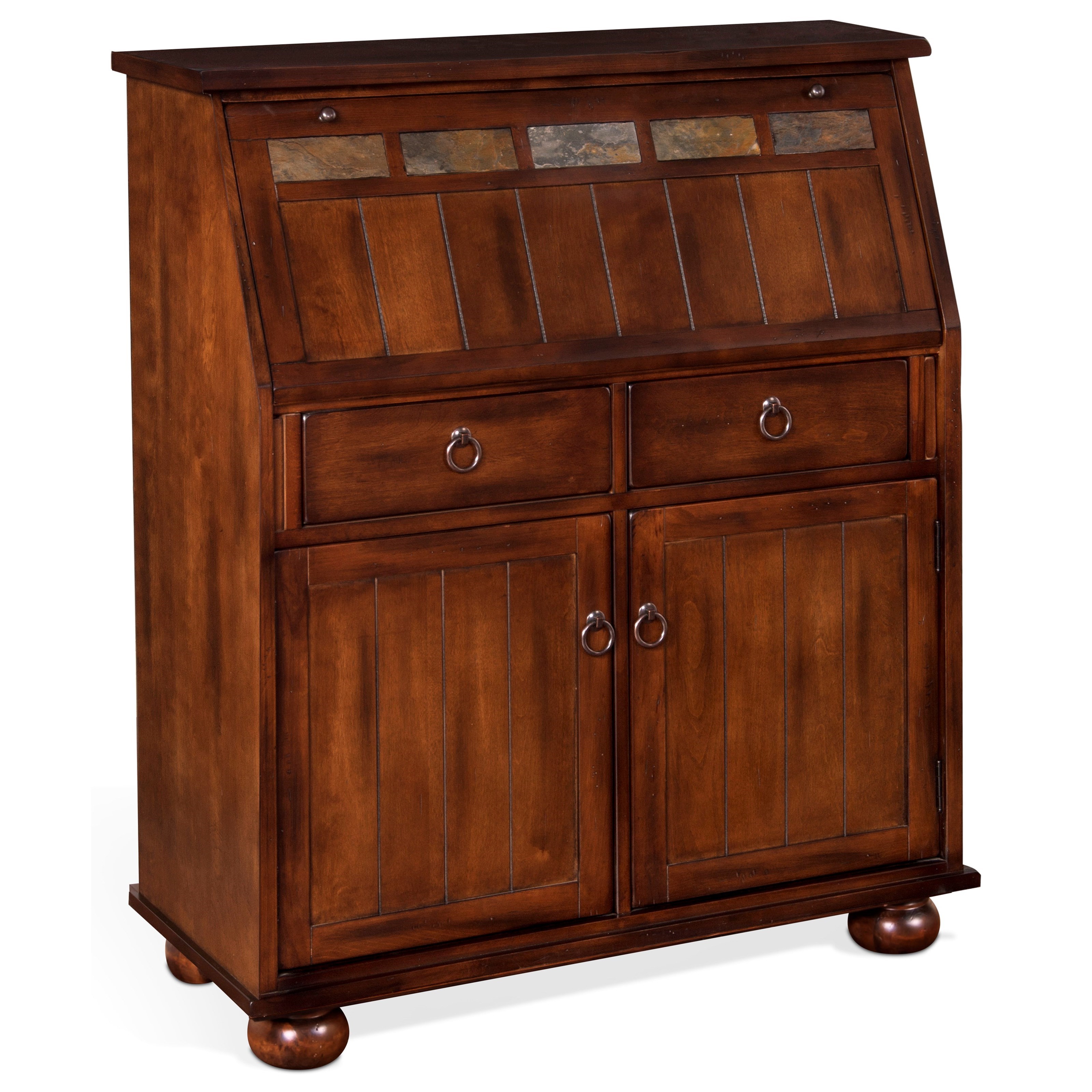 Sunny Designs Santa Fe 2 Rustic Drop Leaf Laptop Desk Armoire