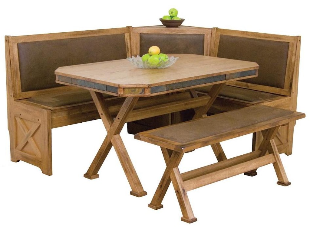 Sunny Designs Sedona Dining Table With Slate Edge Suburban Sedona Dining Table With Slate Edge By Sunny Designs