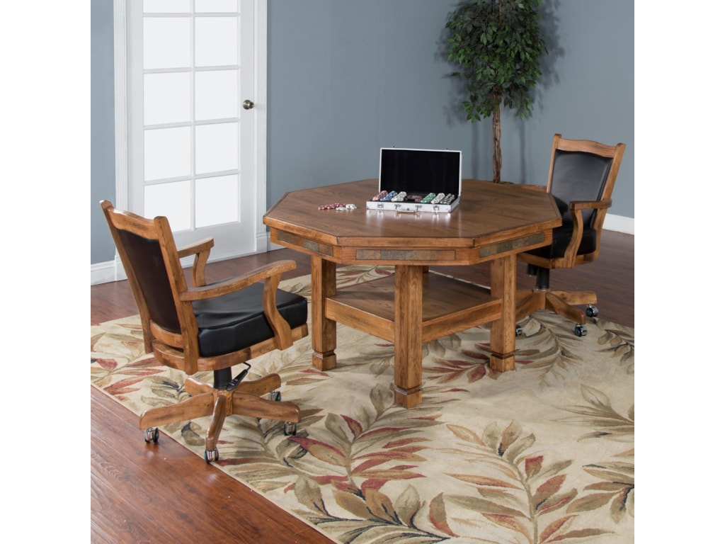 Sunny Designs Sedona3-Piece Game & Dining Table Set