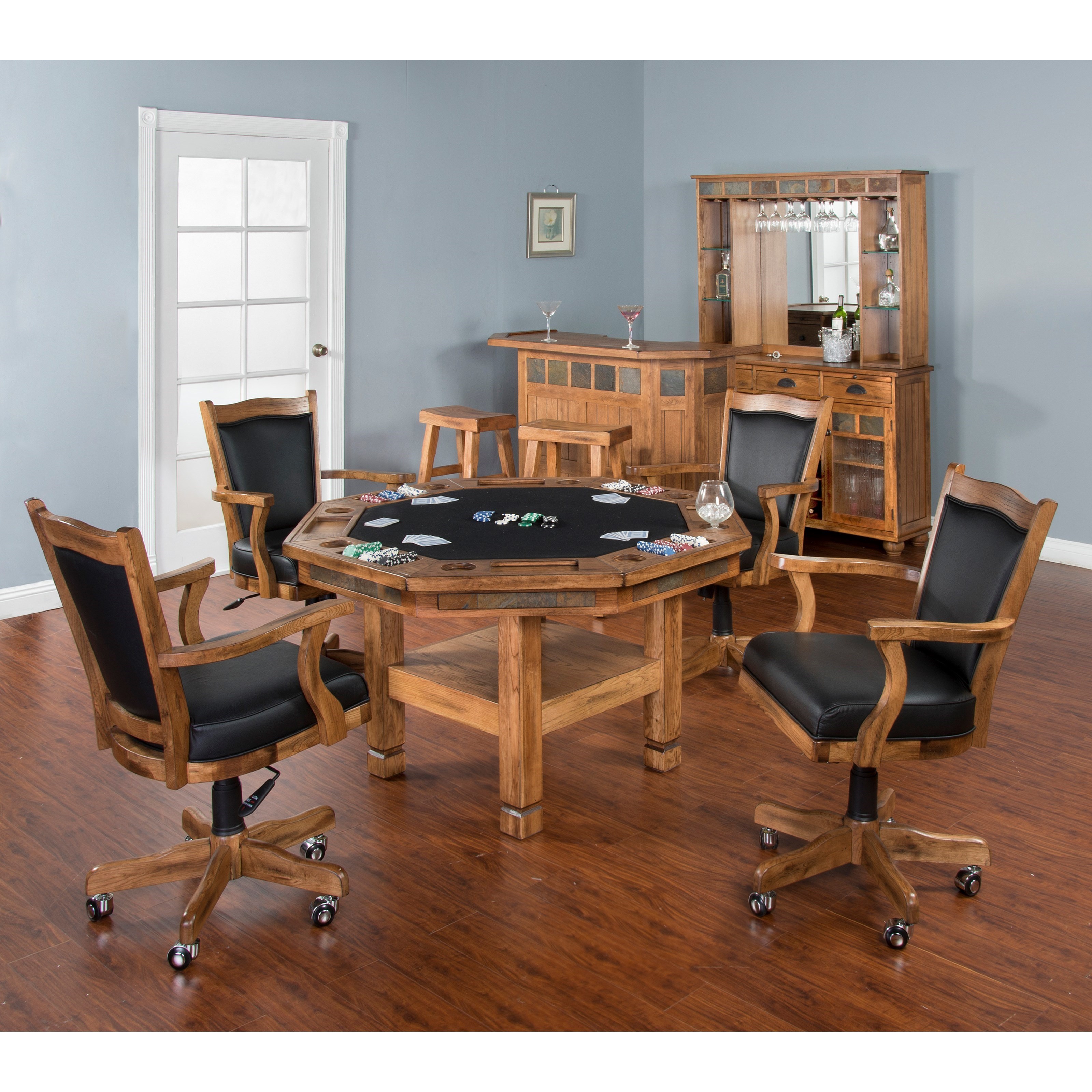 Sunny Designs Sedona 1005ro Reversible Top Game Dining Table