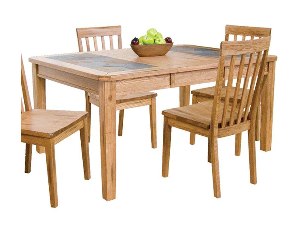 Sunny Designs Sedona Extension Table W Slate Top Suburban Sedona Extension Table W Slate Top By Sunny Designs