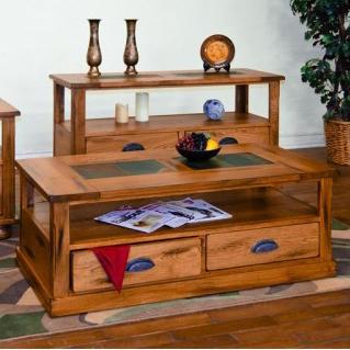 Sunny Designs Sedona Coffee Table W Drawers Casters Suburban