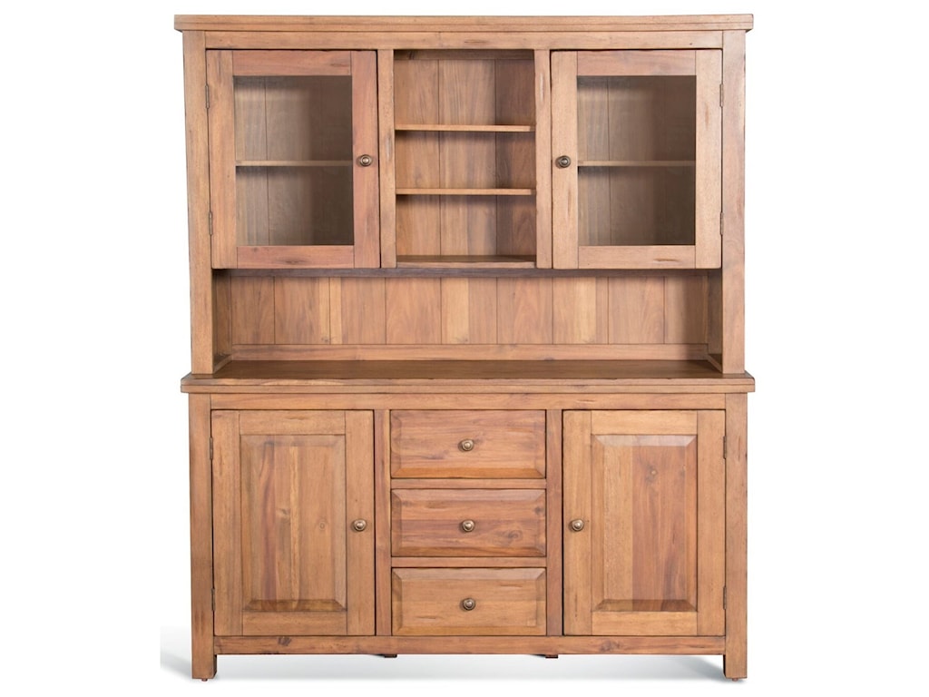 Sunny Designs Sierra 2428dl Casual Style Buffet And Hutch John V