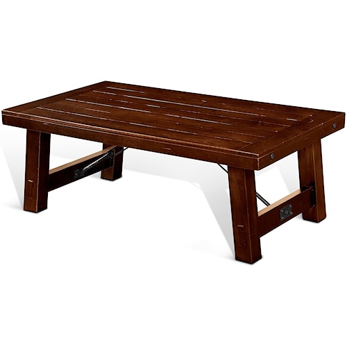 Sunny Designs Tuscany Rustic Coffee Table With Distressed Finish Sunny Designs Tuscany Rustic Coffee Table With Distressed Finish