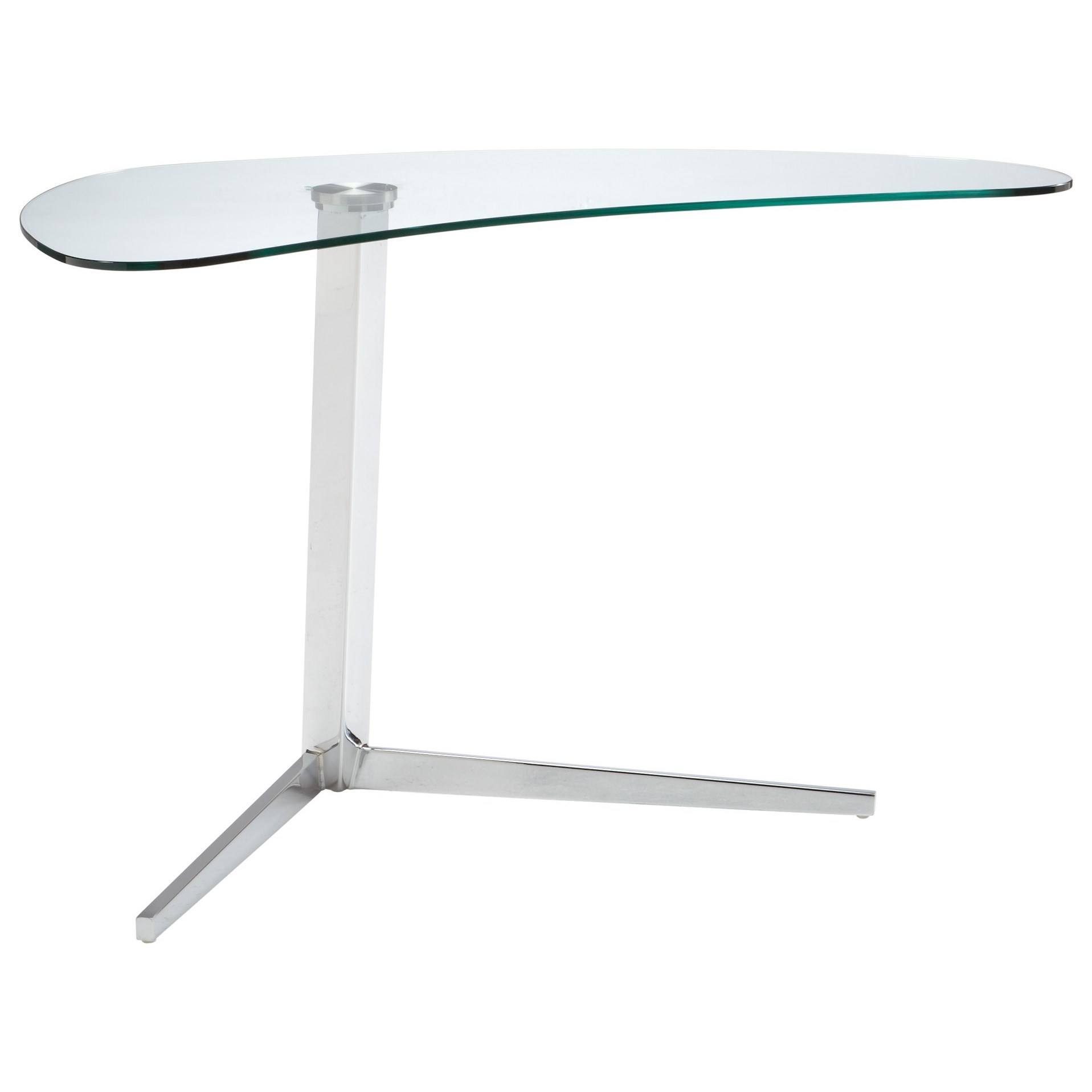 Sunpan Imports Ikon Campaign Glass Writing Desk Reid S Furniture