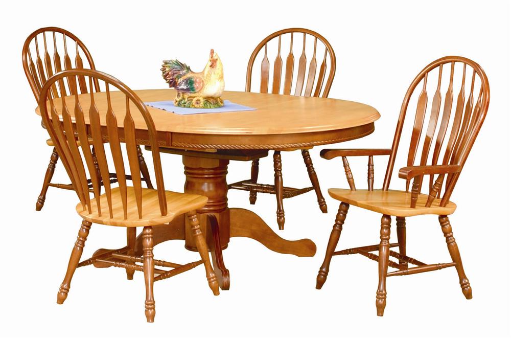 Sunset Trading Co Sunset Selections Single Pedestal Dining Table