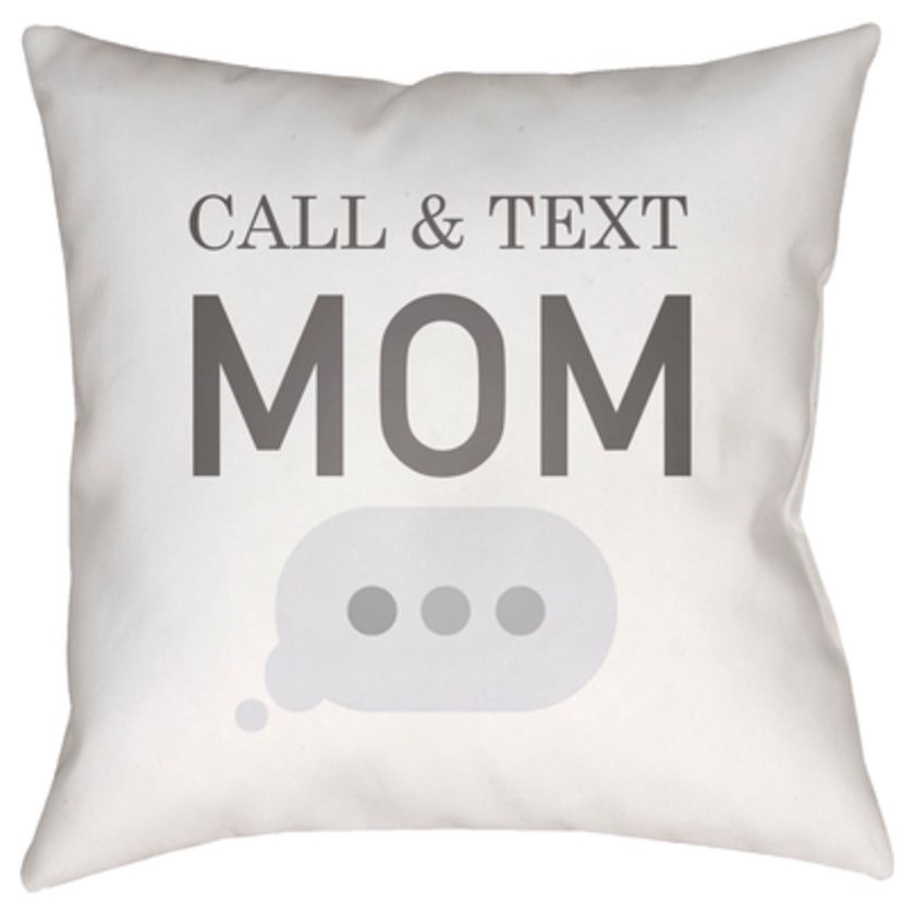 9596 Call Text Wmom022 1818 10497 X 19 X 4 Pillow Becker Furniture Throw Pillows