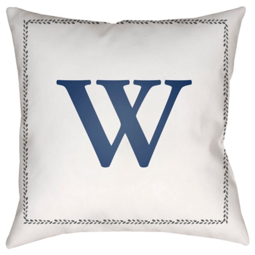 Surya Initials Int023 2020 20 X 20 X 4 Made To Order Hudson S