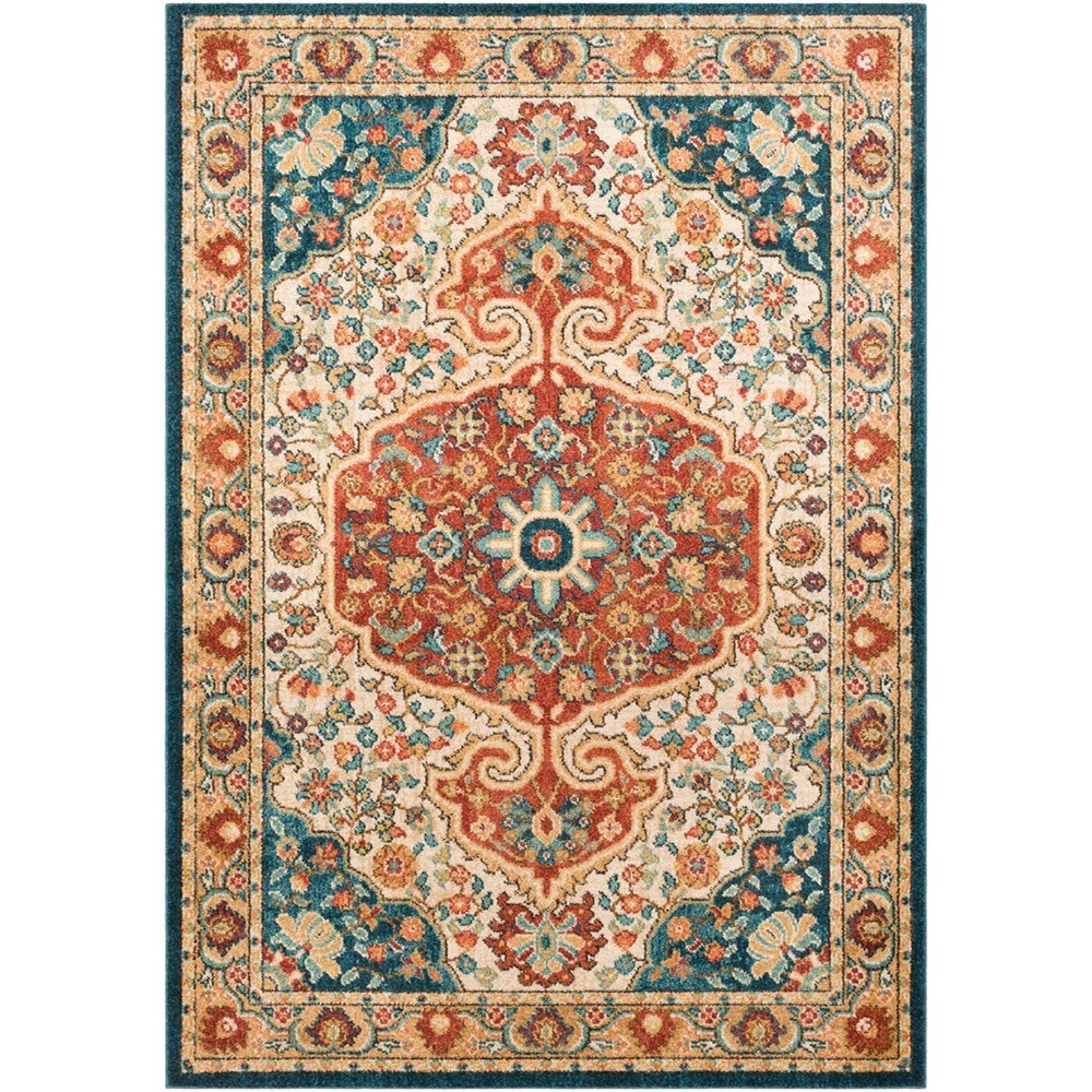 Surya Masala Market Runner 2 7 x 7 3 Brown MMT2315-2773