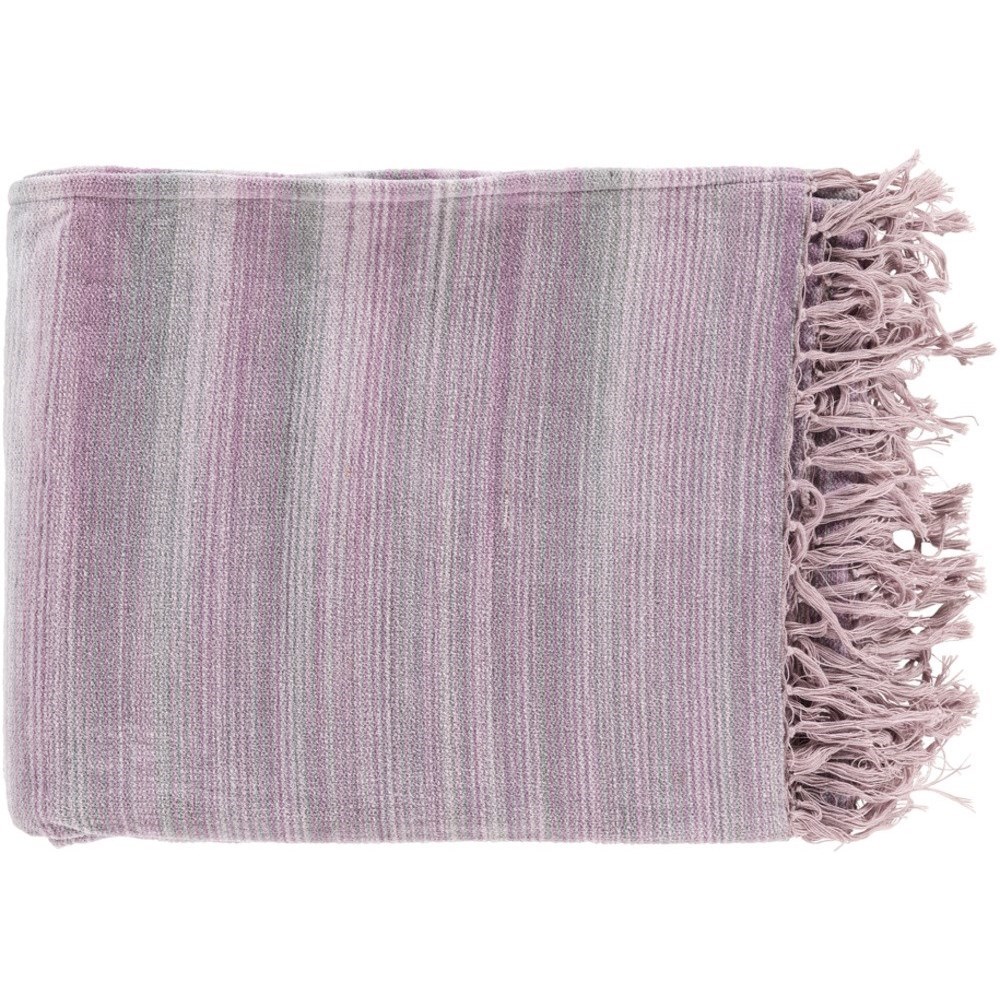 purple and grey throw blankets