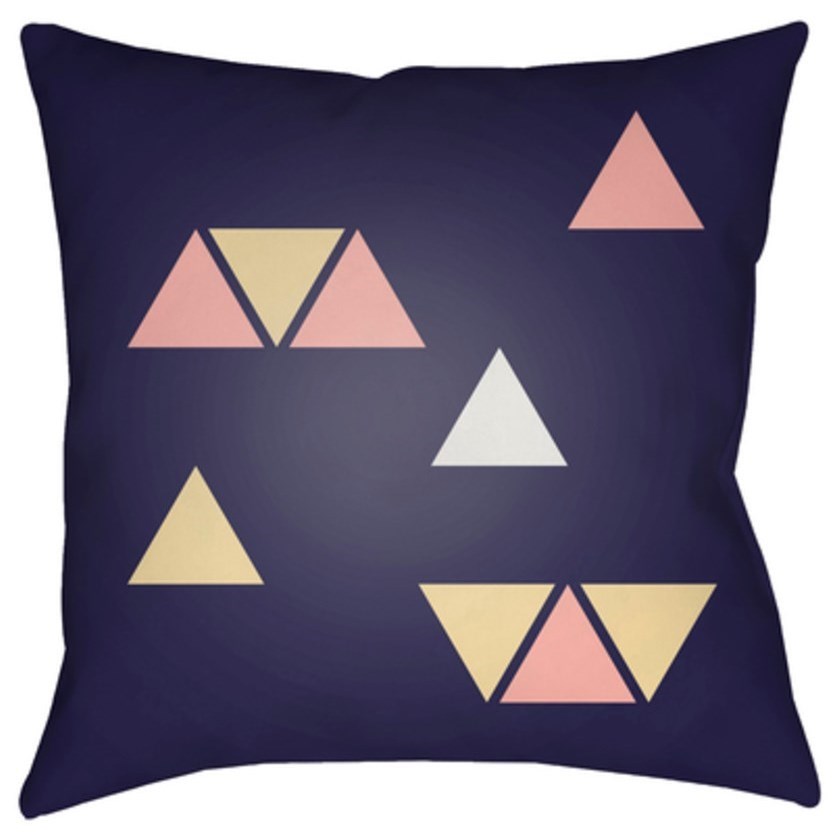 Surya Triangles 10644 X 19 X 4 Pillow Suburban Furniture Throw