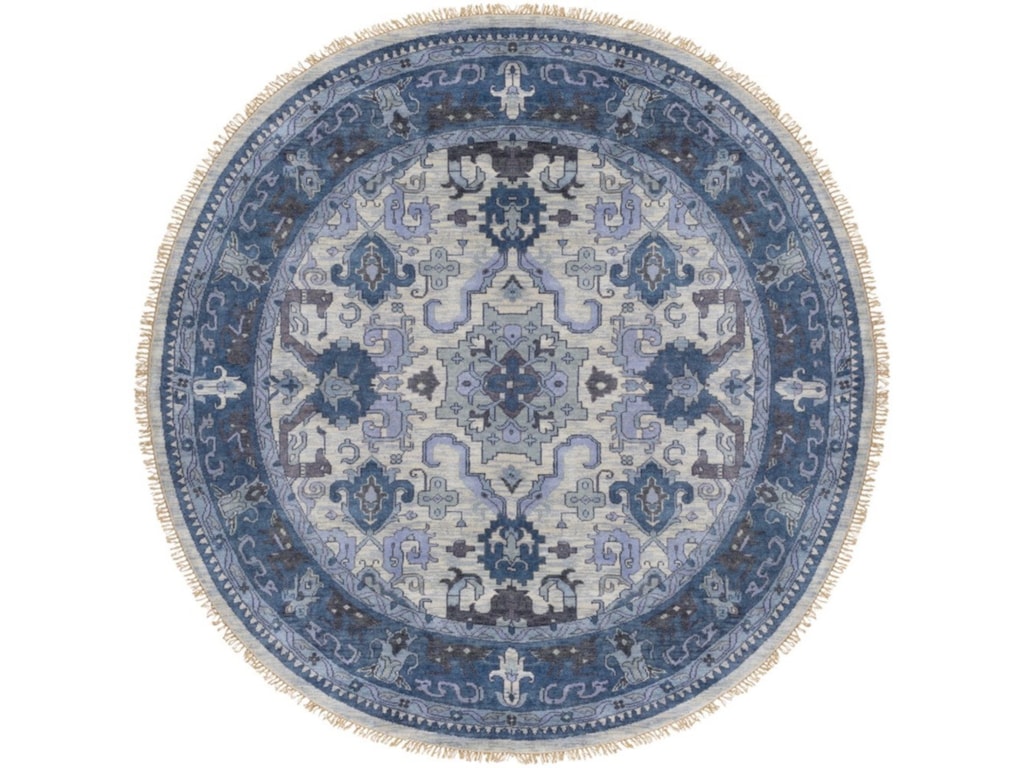 Surya Zeus8' Round Rug